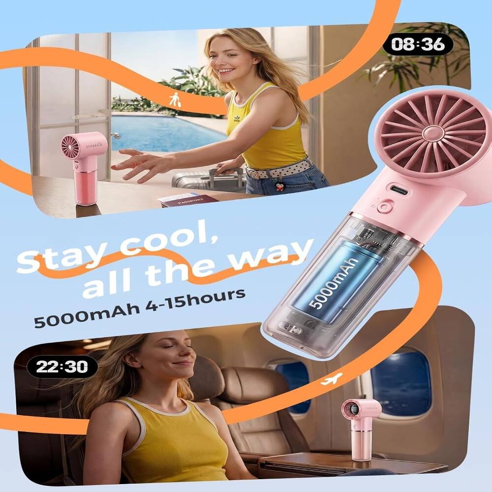 08:36  
CHIERAA VS Stay cool, all the way  
5000mAh 4-15hours  
22:30