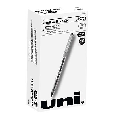 uni-ball - Vision Rollerball Pens, Fine Point, 0.7mm, Black Ink, Dozen (60126) price history on PriceWatchPro