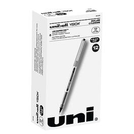 uni-ball - Vision Rollerball Pens, Fine Point, 0.7mm, Dozen - Black Ink