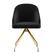Alt View 20. Martha Stewart - Sora Velvet Upholstered Office Chair - Black Velvet/Polished Nickel.