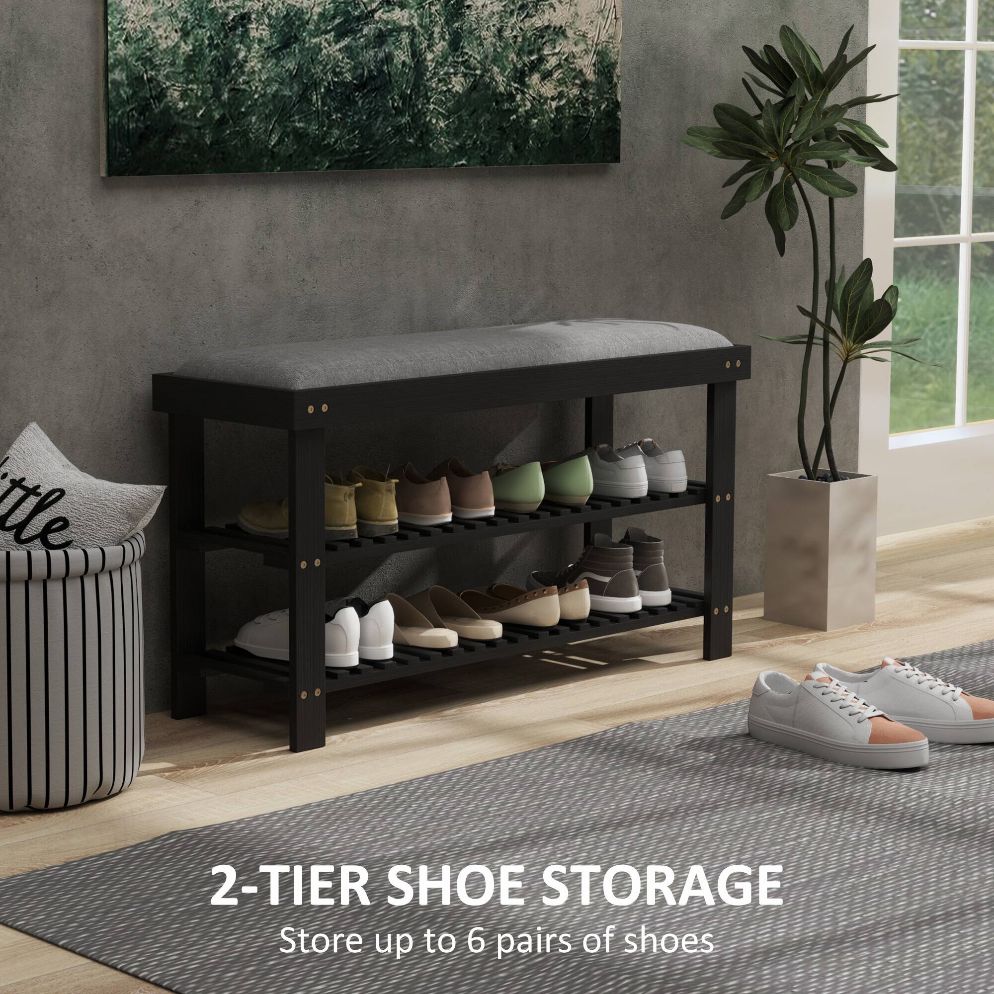 2-TIER SHOE STORAGE
Store up to 6 pairs of shoes