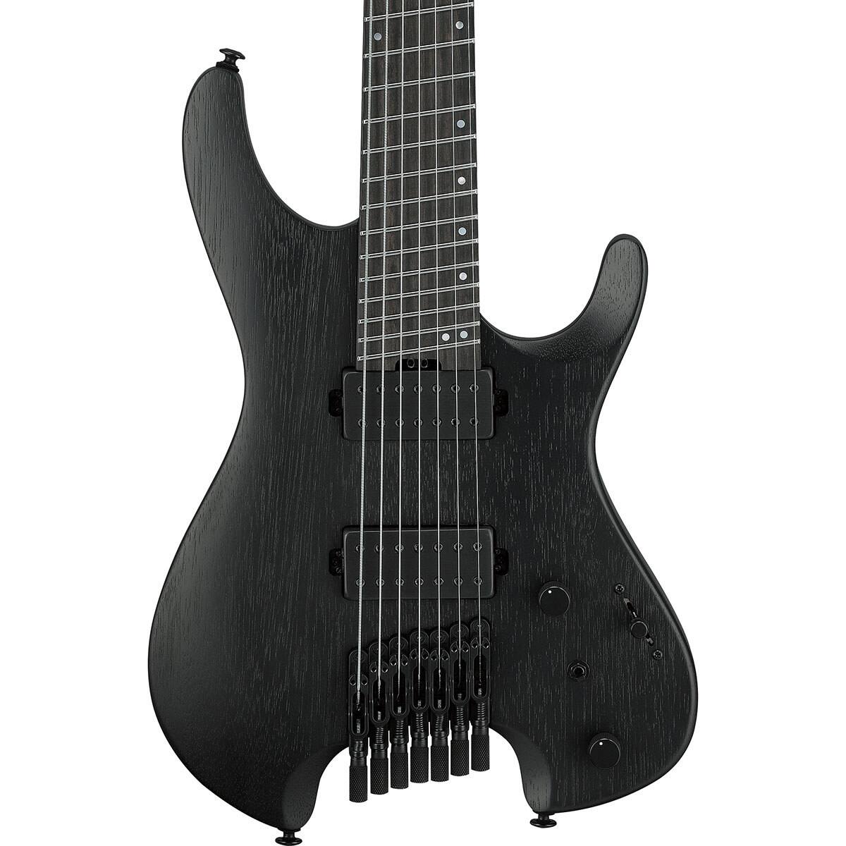 Alt View 3. Ibanez - Ibanez Q Standard Series QX527B 7-String Electric Guitar, Weathered Black.