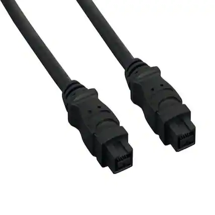 Front. Sanoxy - Sanoxy 10ft IEEE 1394b FireWire 800 9-pin to 9-pin, Black - Black.