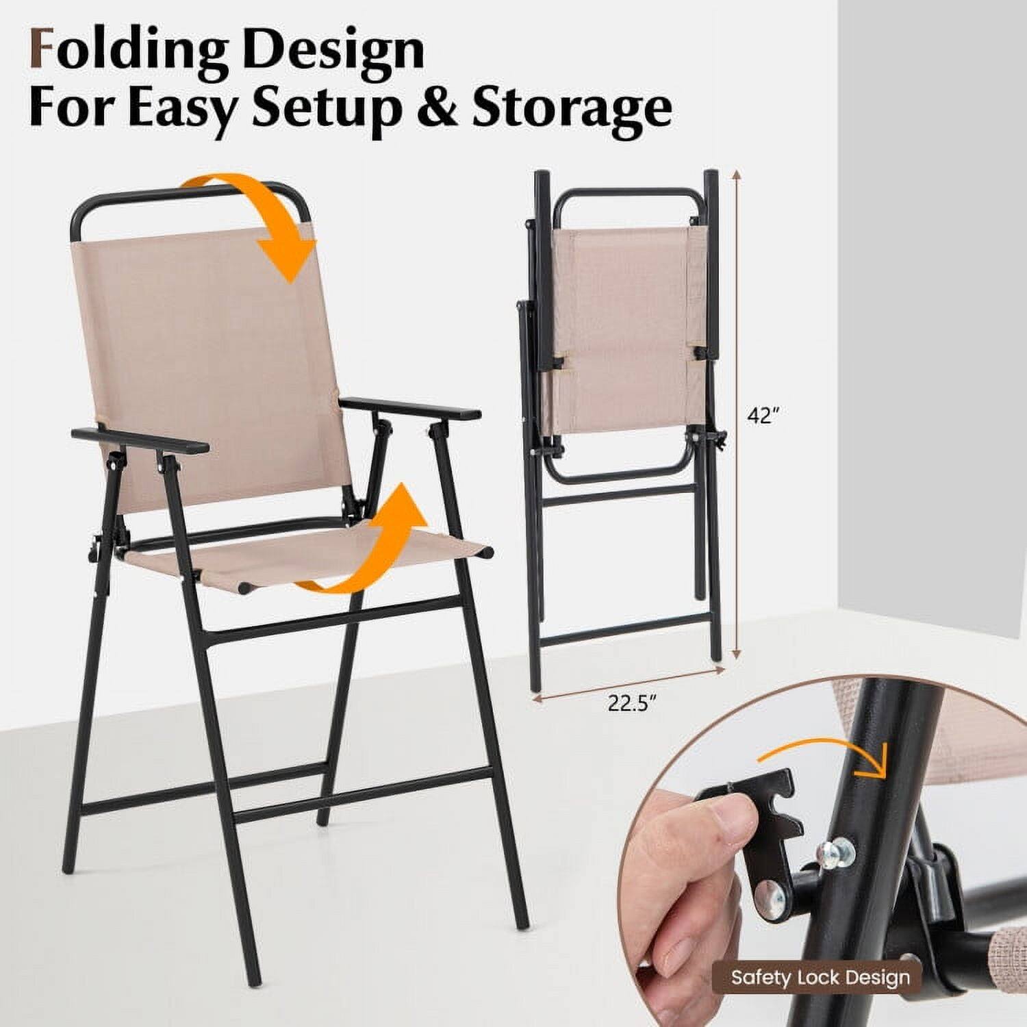 Folding Design For Easy Setup & Storage

42" 22.5" Safety Lock Design