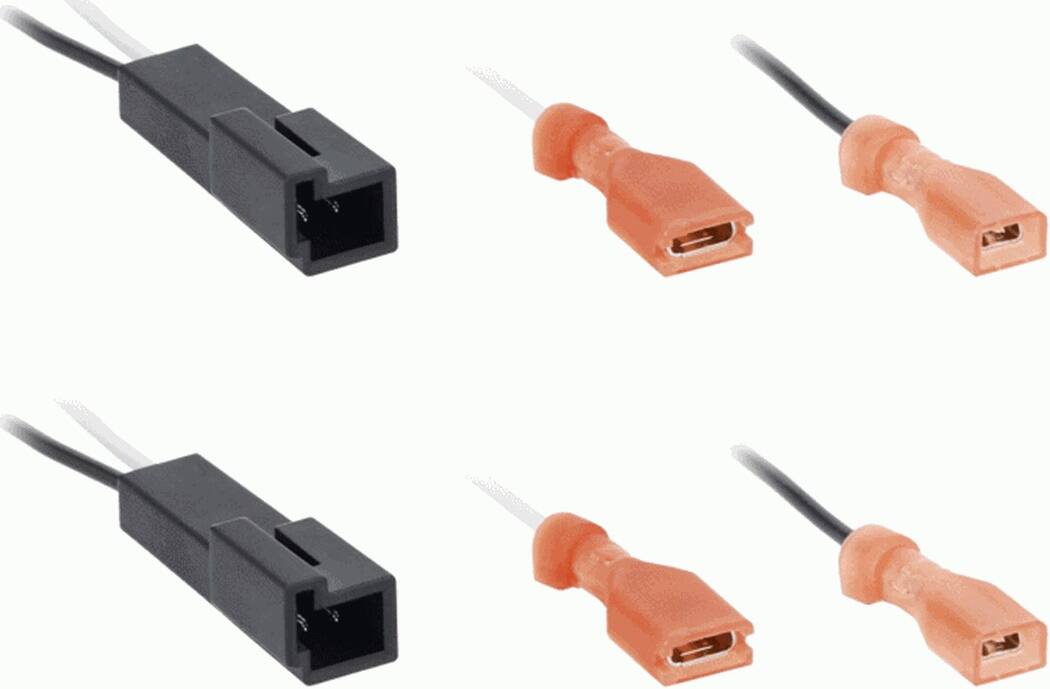 Angle. Metra - Speaker Harness for Select 1998-2019 BMW and 2006-2023 Mini Vehicles (2-Pack) - Multi.