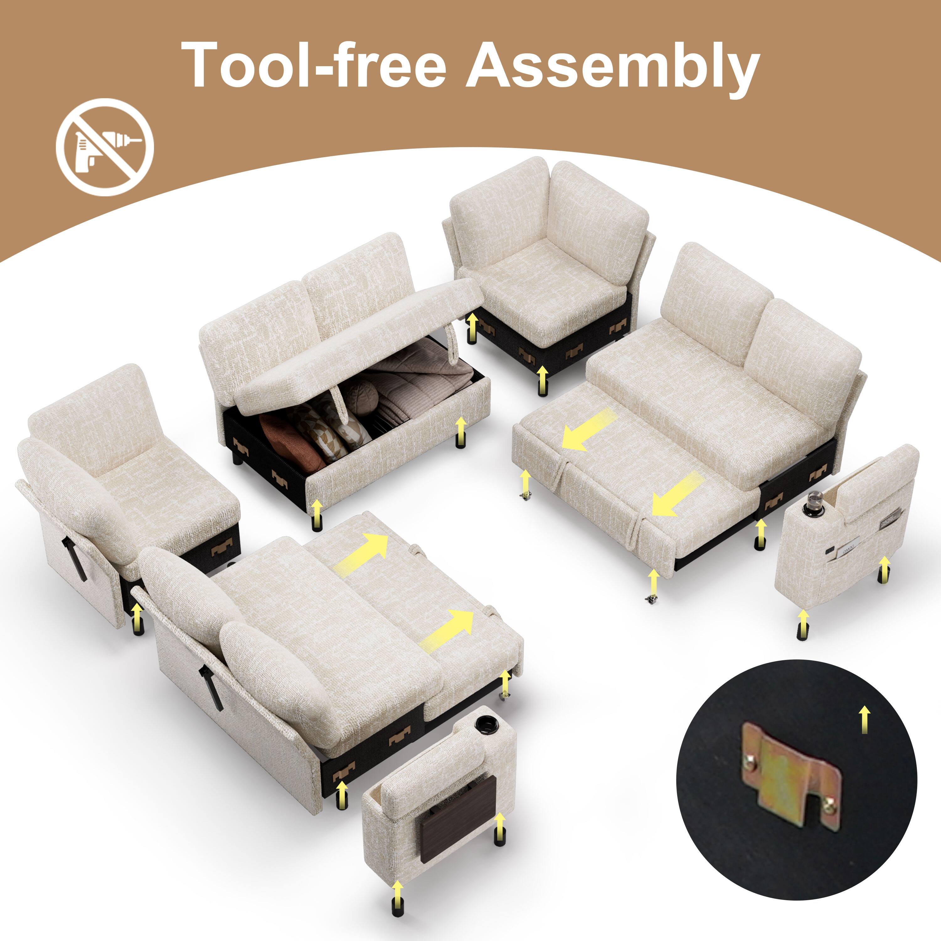 Tool-free Assembly