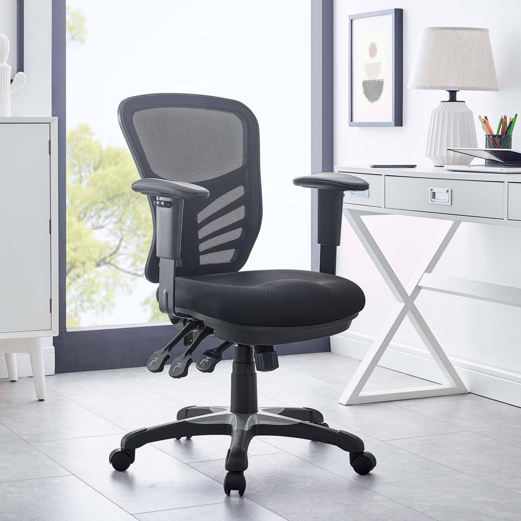 Alt View 7. Modway - Articulate Mesh Office Chair by Modway - Black.