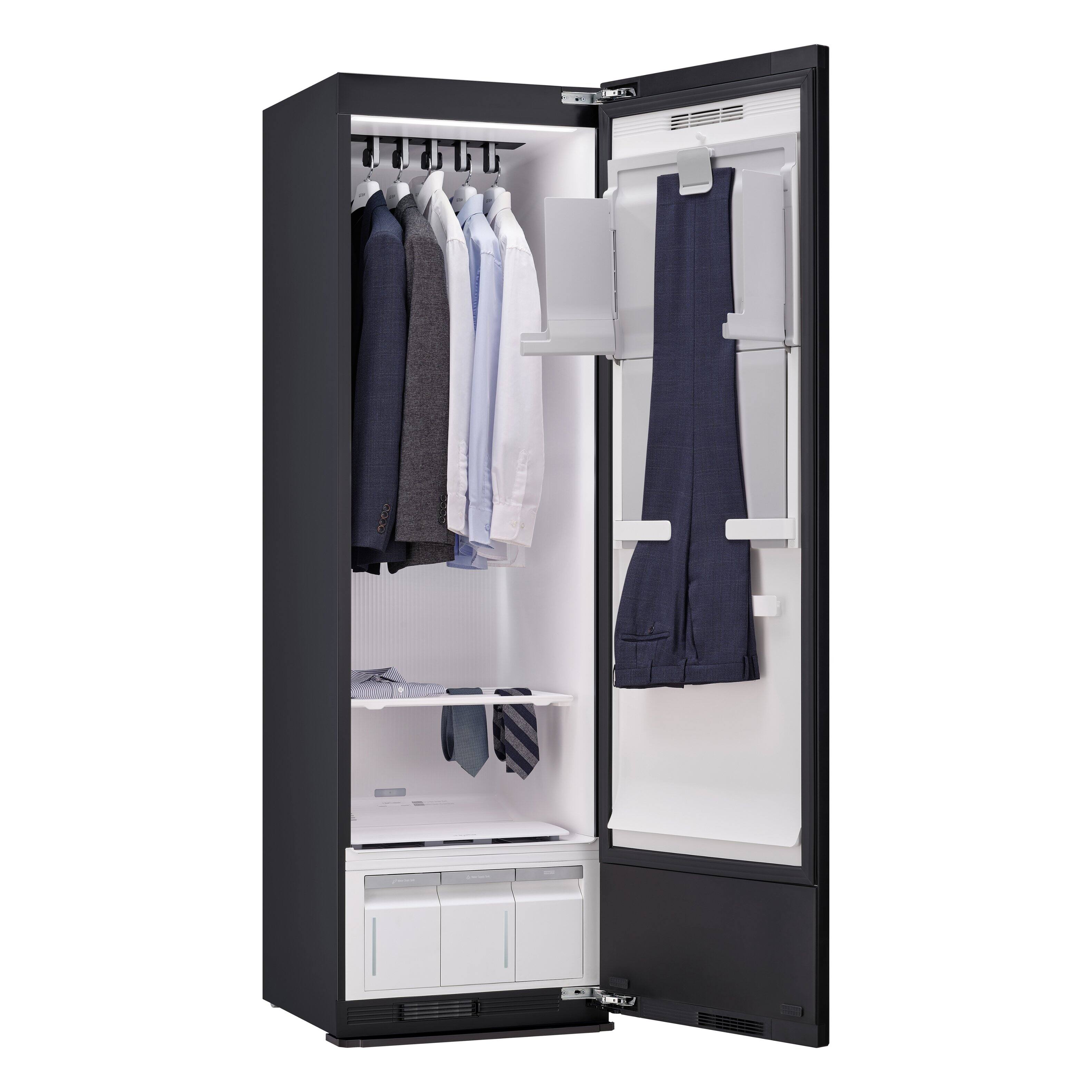 Alt View 14. LG - Styler Smart Steam Closet with Dual TrueSteam and and Dynamic MovingHanger - Beige.