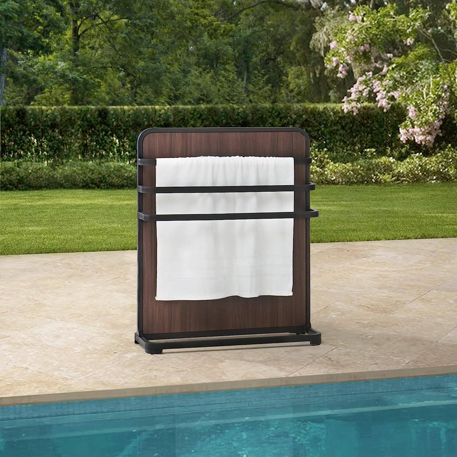 Front. SUNJOY - Sunjoy Poolside Stenton Drying Rack.