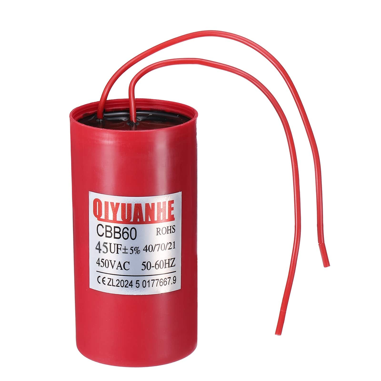 Unique Bargains - 45uF CBB60 Run Capacitor, 450VAC Start/Run 50/60Hz for Refrigerator Motor Air Compressor Pump - Red price history on PriceWatchPro