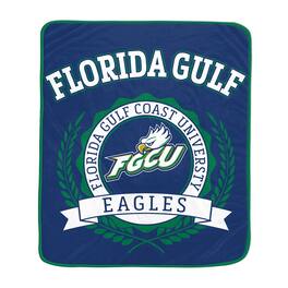 Pegasus - Florida Gulf Coast Eagles 50" x 60" University Crest Ultra Soft Blanket - Multicolor