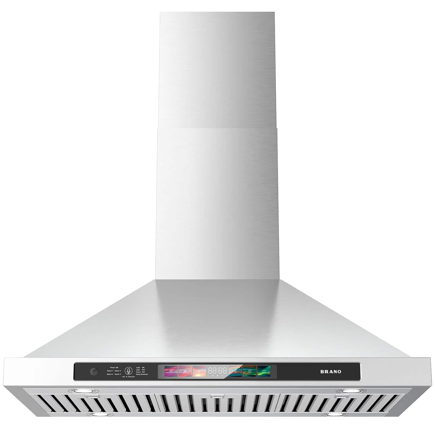 Chery Life - 36 inches - Convertible - Wall Range Hood - Silver