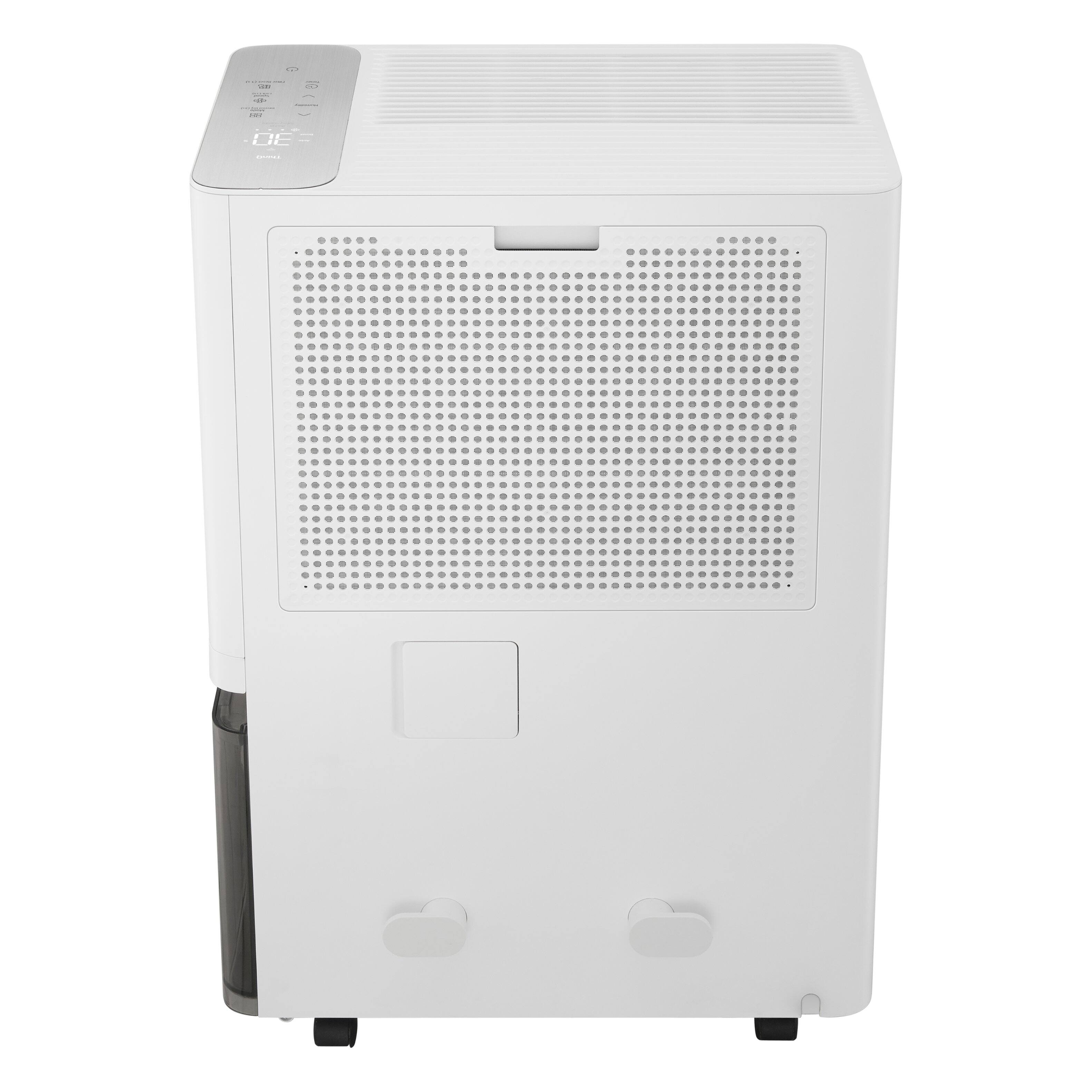 Alt View 15. LG - PuriCare Smart 50-Pint Smart Dehumidifier - Energy Star, Continuous Drain Option, 8.6 Quart Bucket Capacity - White.