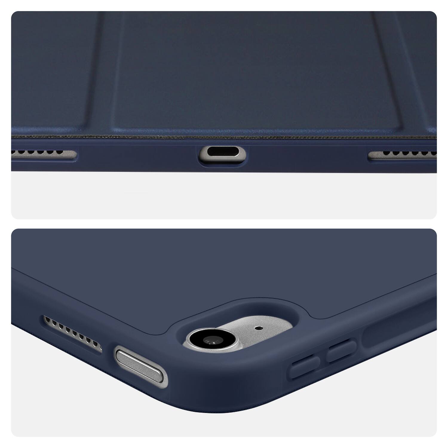 Alt View 1. Vena - For Apple iPad Air 11 Inch Case, iPad Air M3 11 Inch Case (2025), Slim Trifold Stand, iPad 10.9 Cover 2020/2022, Blue - Blue.