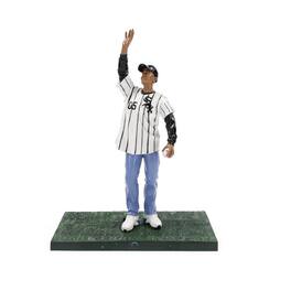 Toynk - First Pitch Barack Obama 7 Inch Collectible Figure - White