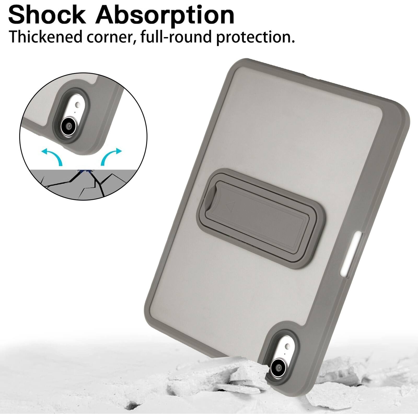 Shock Absorption  
Thickened corner, full-round protection.