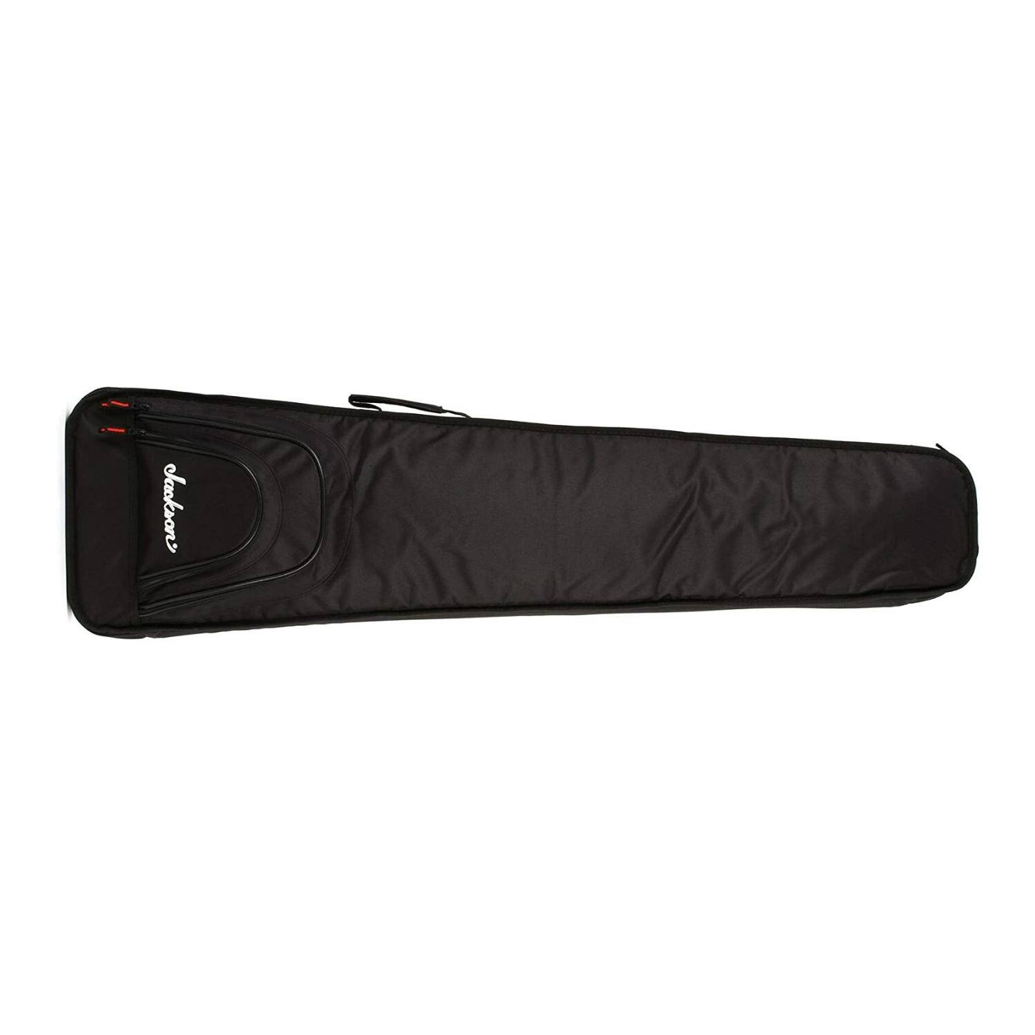 Angle. Jackson - Jackson JS Series JS3VQ 5-String Electric Guitar (Red) with Bag and Strings.