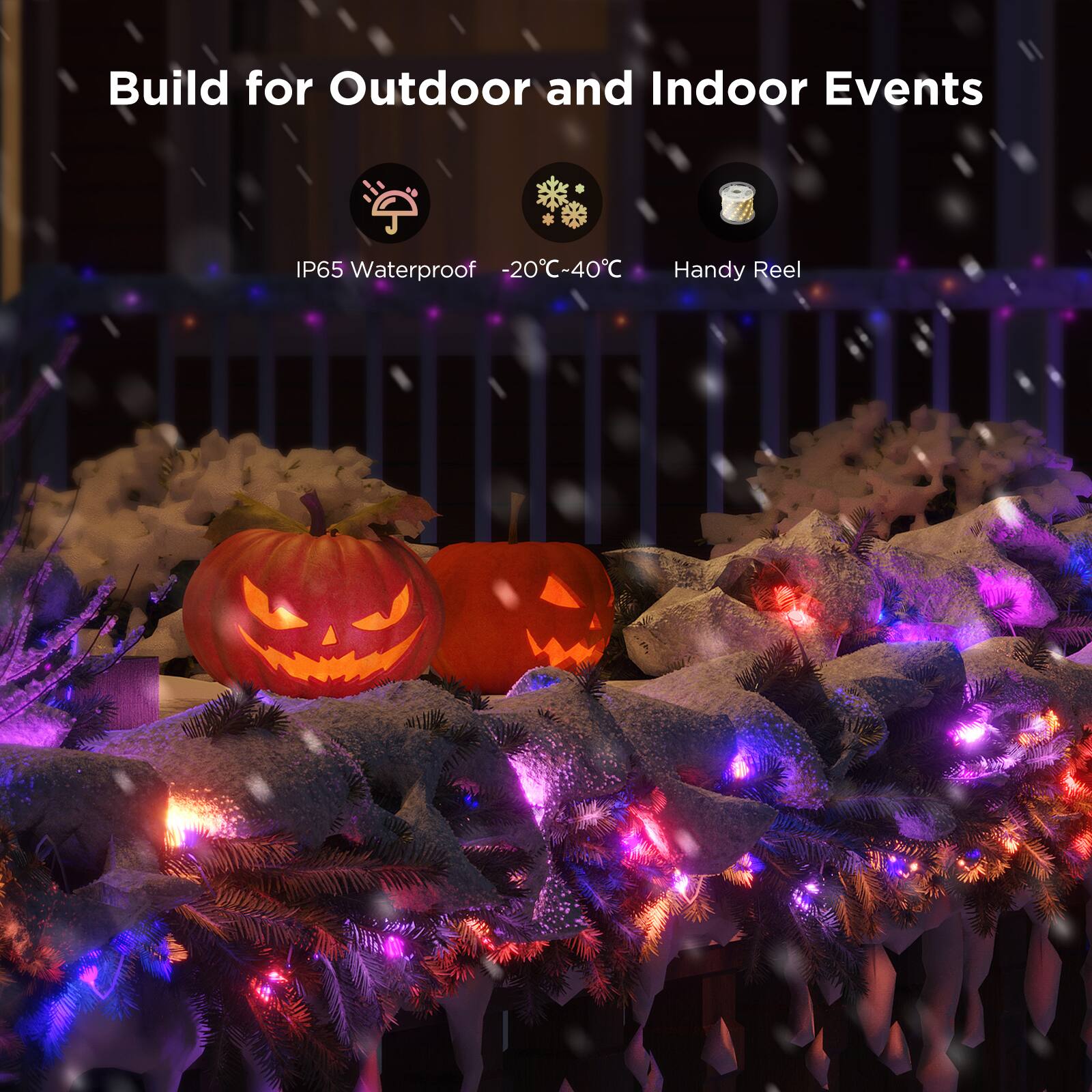 Build for Outdoor and Indoor Events
IP65 Waterproof -20C-40C
Handy Reel