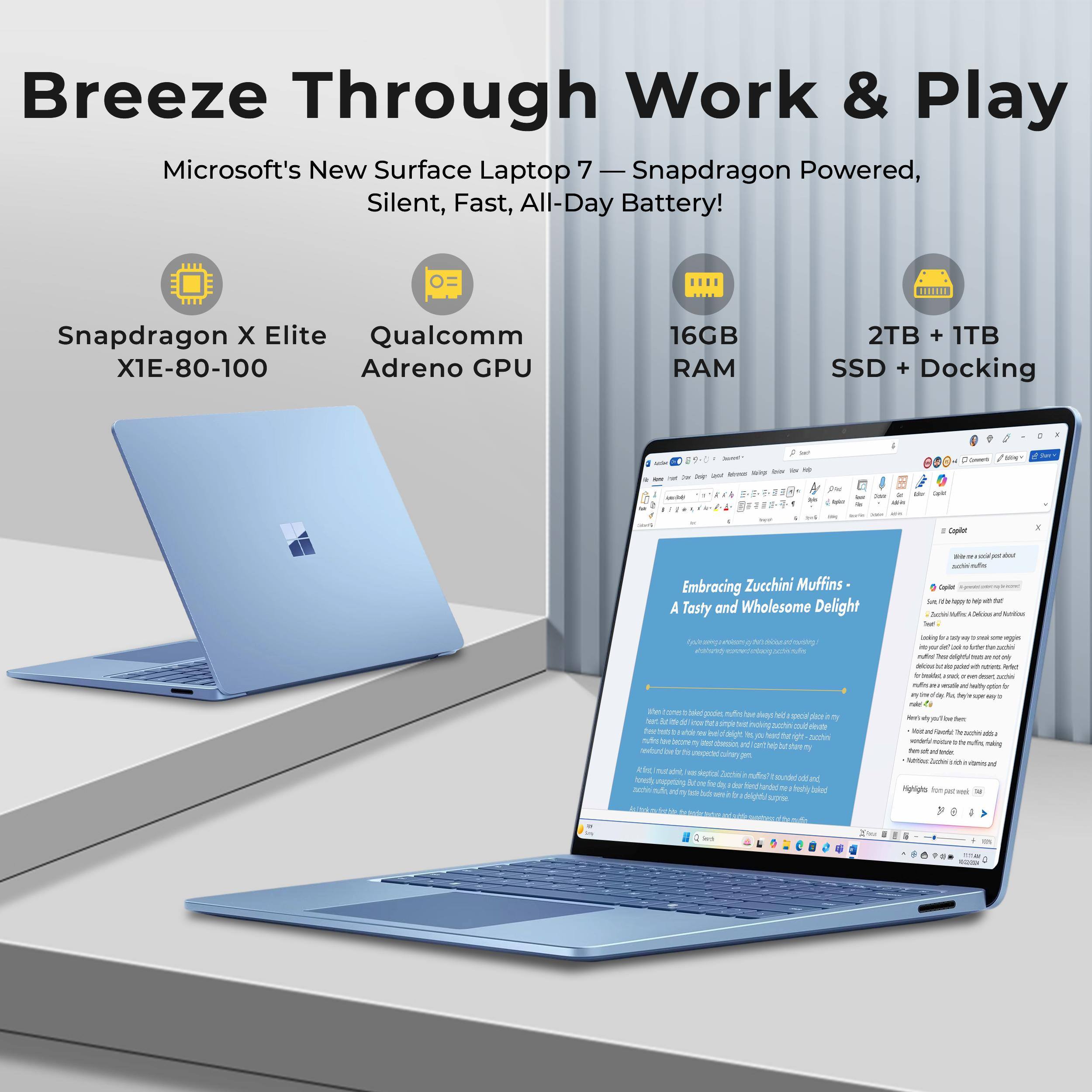 Microsoft Upgraded Surface 7 13.8