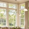 RYHNUYNE - 3-Light Chandelier Adjustable Mid-Century Pendant Light with Milky Glass Shades for Dining Rooms - Brass