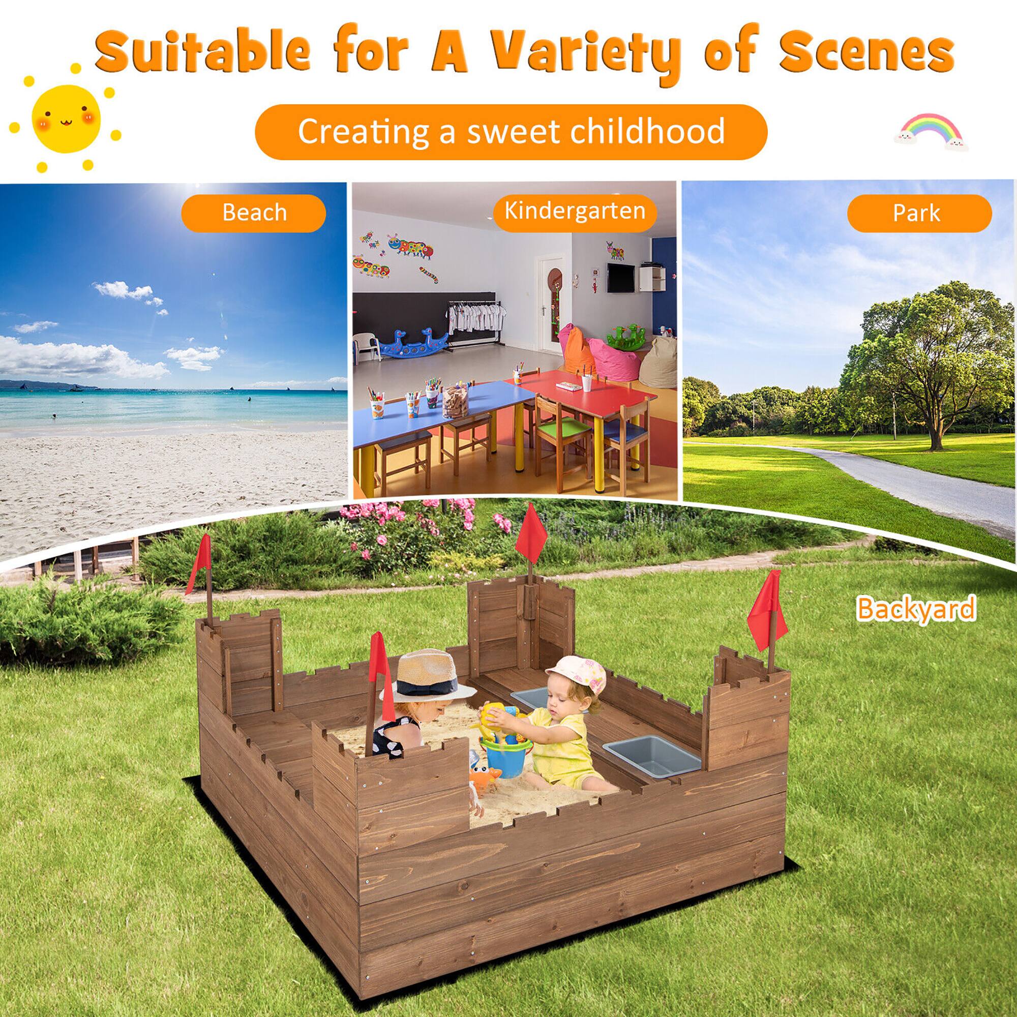 Suitable for A Variety of Scenes  
Creating a sweet childhood  

Beach  
Kindergarten  
Park  
Backyard