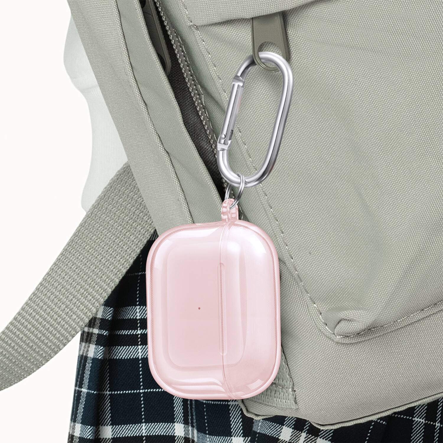 Alt View 4. Vena - For Apple Airpods Pro 2 Case Cover with Magsafe, TPU Airpods Pro 2 Case 2nd Generation Wireless Charging Pink - Pink.