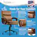 Alt View 11. Click365 - Transform 2.0 Extra Comfort Ergonomic Mid-Back Desk Chair - Cognac.