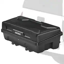 Yakima - EXO SwingBase Hitch Base Rack & EXO GearLocker Vehicle Rooftop Cargo Box - Black