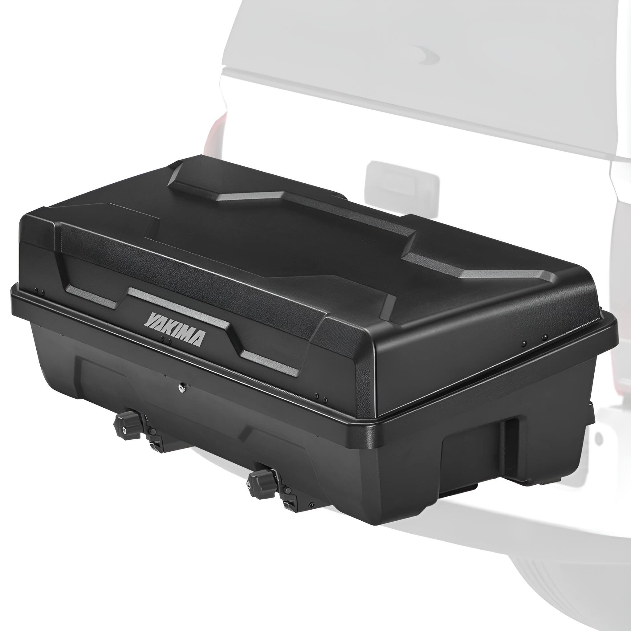 Yakima - EXO SwingBase Hitch Base Rack & EXO GearLocker Vehicle Rooftop Cargo Box - Black