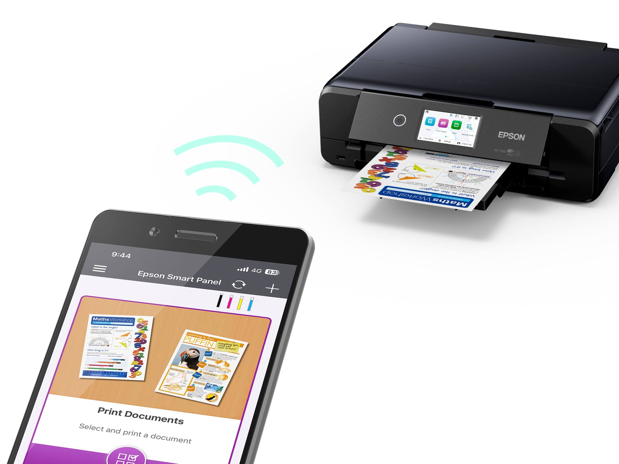 Epson Smart Panel  
4G 83+  
Maths Workshop  
Print Documents  
Select and print a document