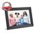 Left Zoom. Aura - Carver Luxe 10.1'' LCD Wi-Fi Digital Photo Frame - Gravel.