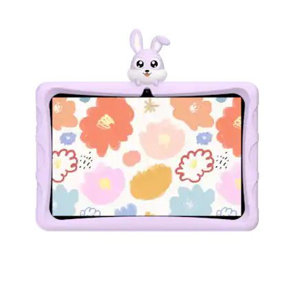 Front. Doogee - U9 Android 13 Kids Tablet, 10 Inch, 3GB RAM +64GB ROM,1280 * 800 IPS HD Screen, 5060mAh battery, TÜV Low - Macaron Purple.