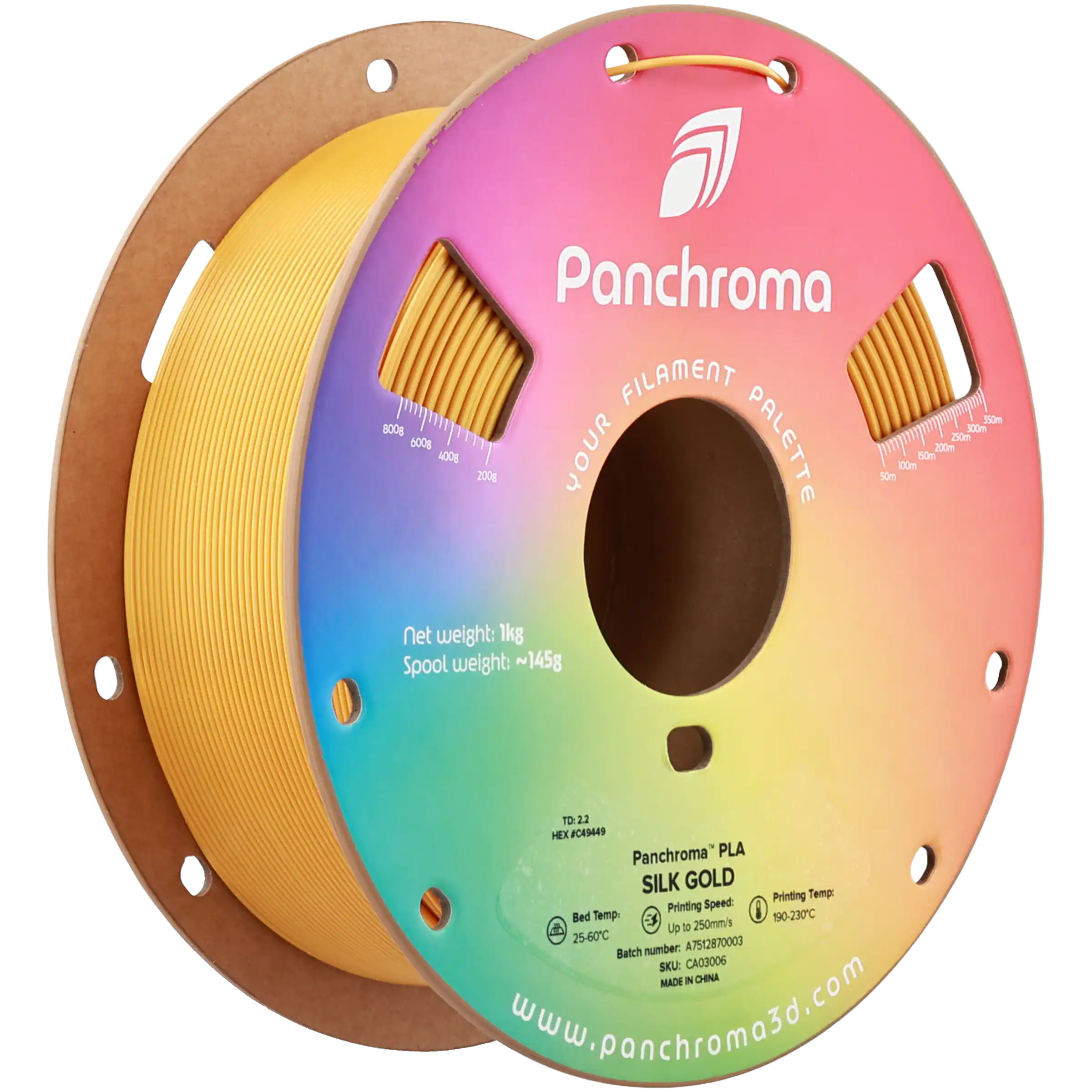 Polymaker - Silk PLA Filament - Gold