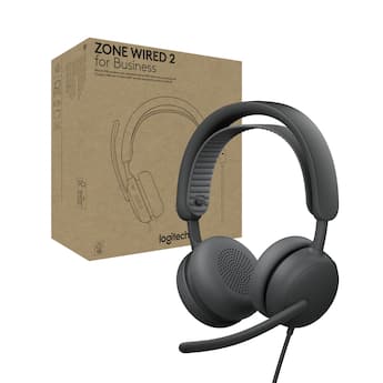 Logitech Zone Wired 2 Noise Canceling Headset for Business Logitech Zone Wired 2 Noise Canceling Headset for Business