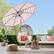 Alt View 1. Best Choice Products - Best Choice Products 10ft Solar LED Lighted Patio Umbrella w/ Tilt Adjustment, UV-Resistant Fabric - Striped Rust - Striped Rust.