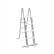Front. Intex - Pool Ladder With Removable Steps - 48".