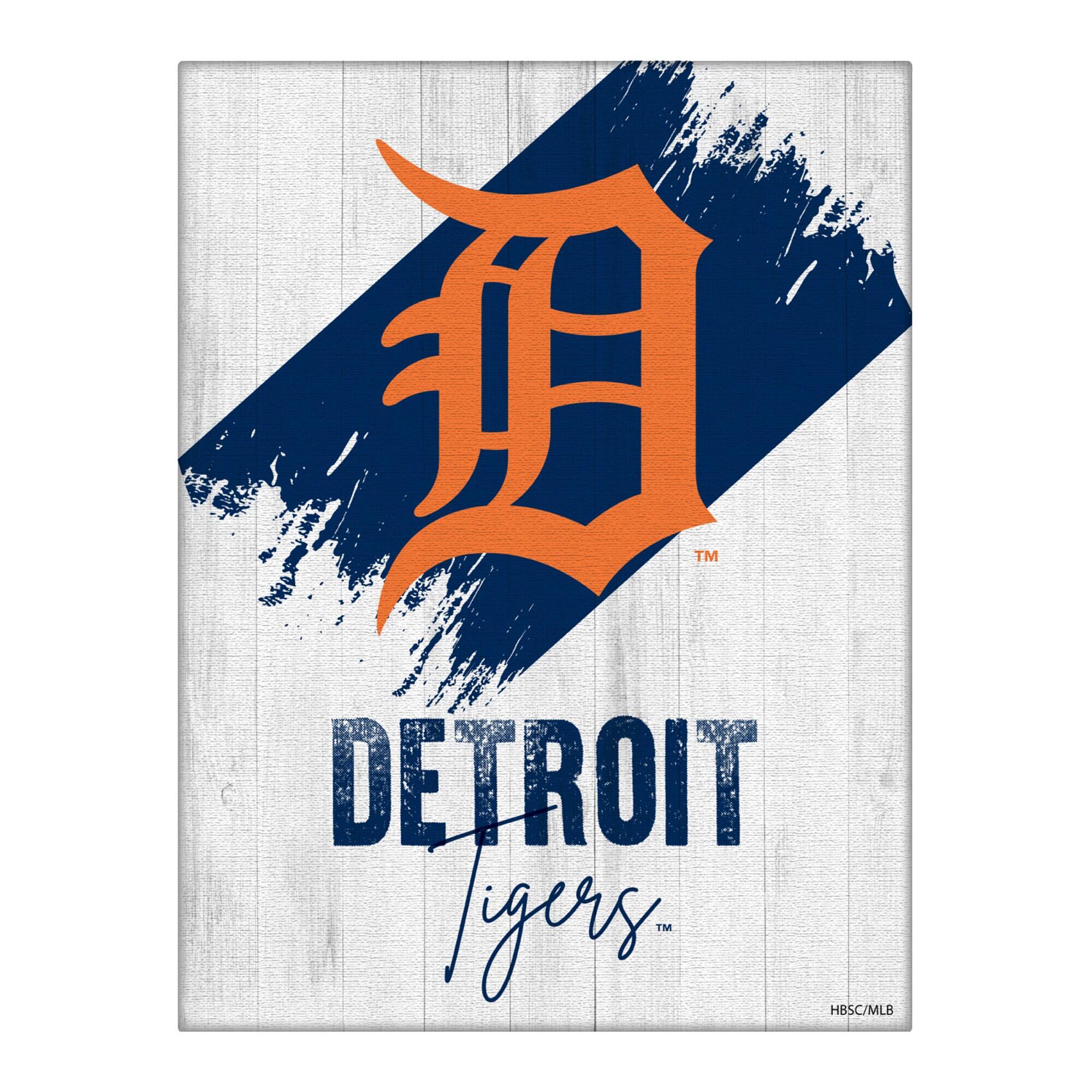 Detroit Tigers 24" x 32" Team Canvas Wall Art