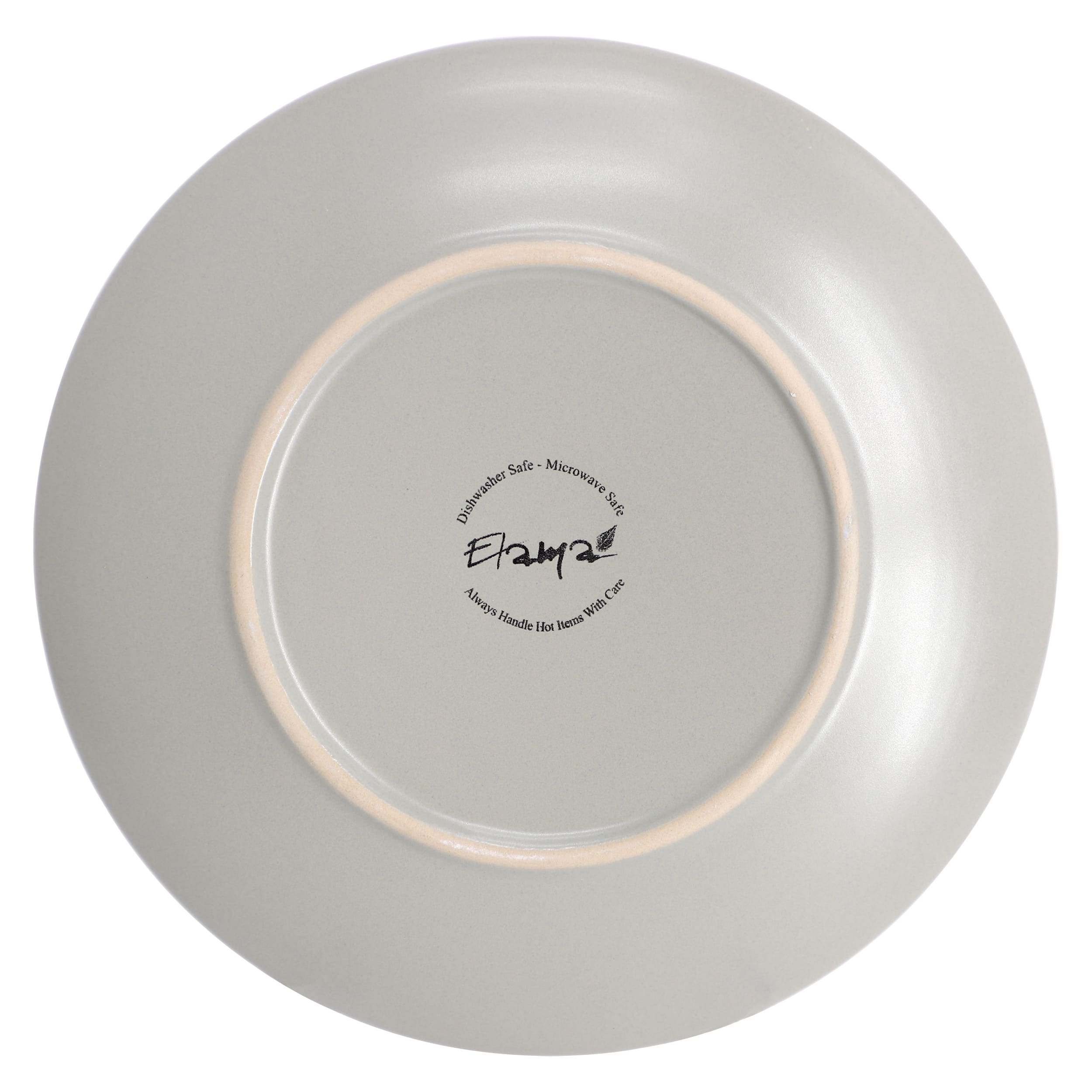 Elama Emilia 16 Piece Double Bowl Stoneware Dinnerware Set - Thumbnail 2