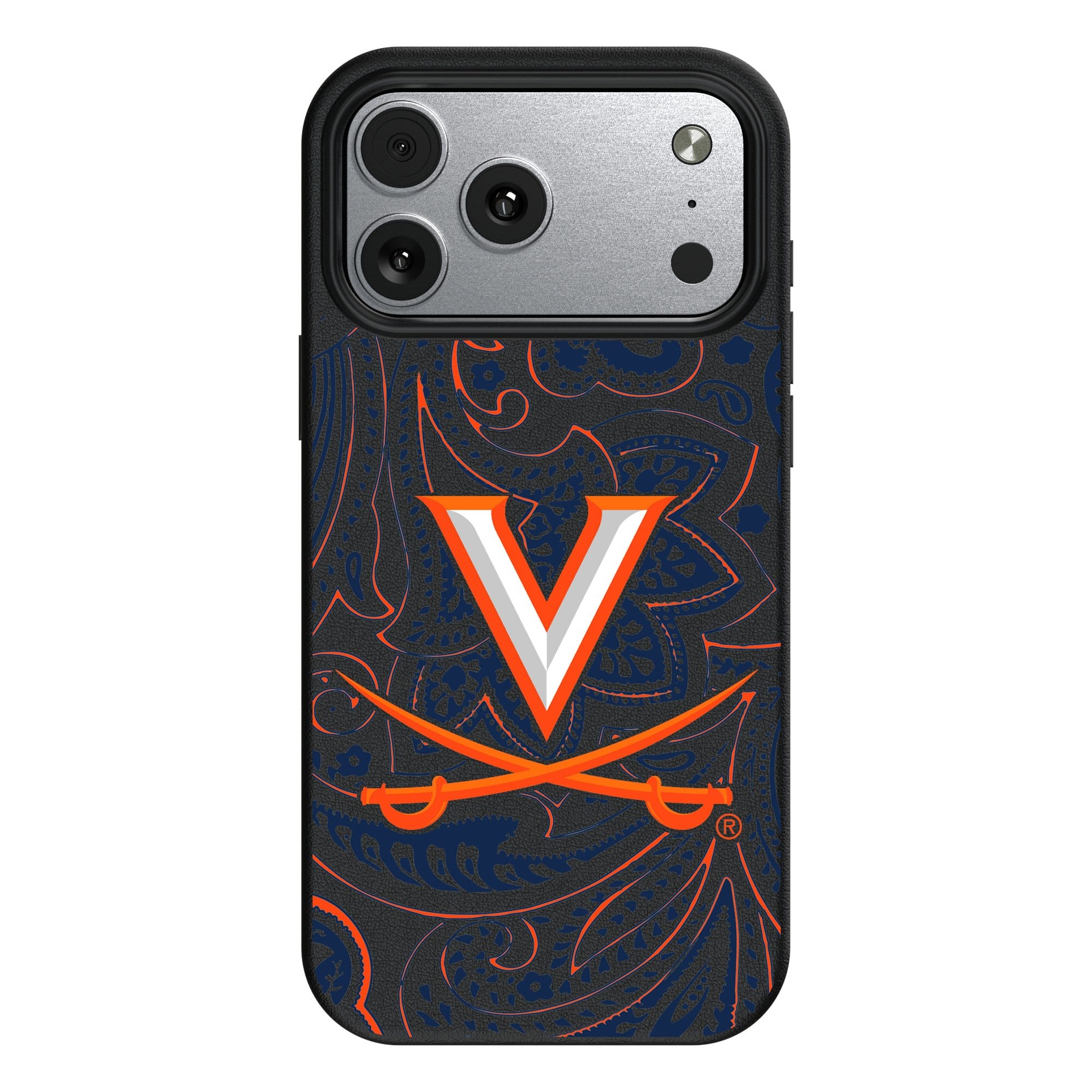 Keyscaper - NCAA - Virginia Cavaliers Paisley iPhone Magnetic Bump Case - 17 - Black price history on PriceWatchPro