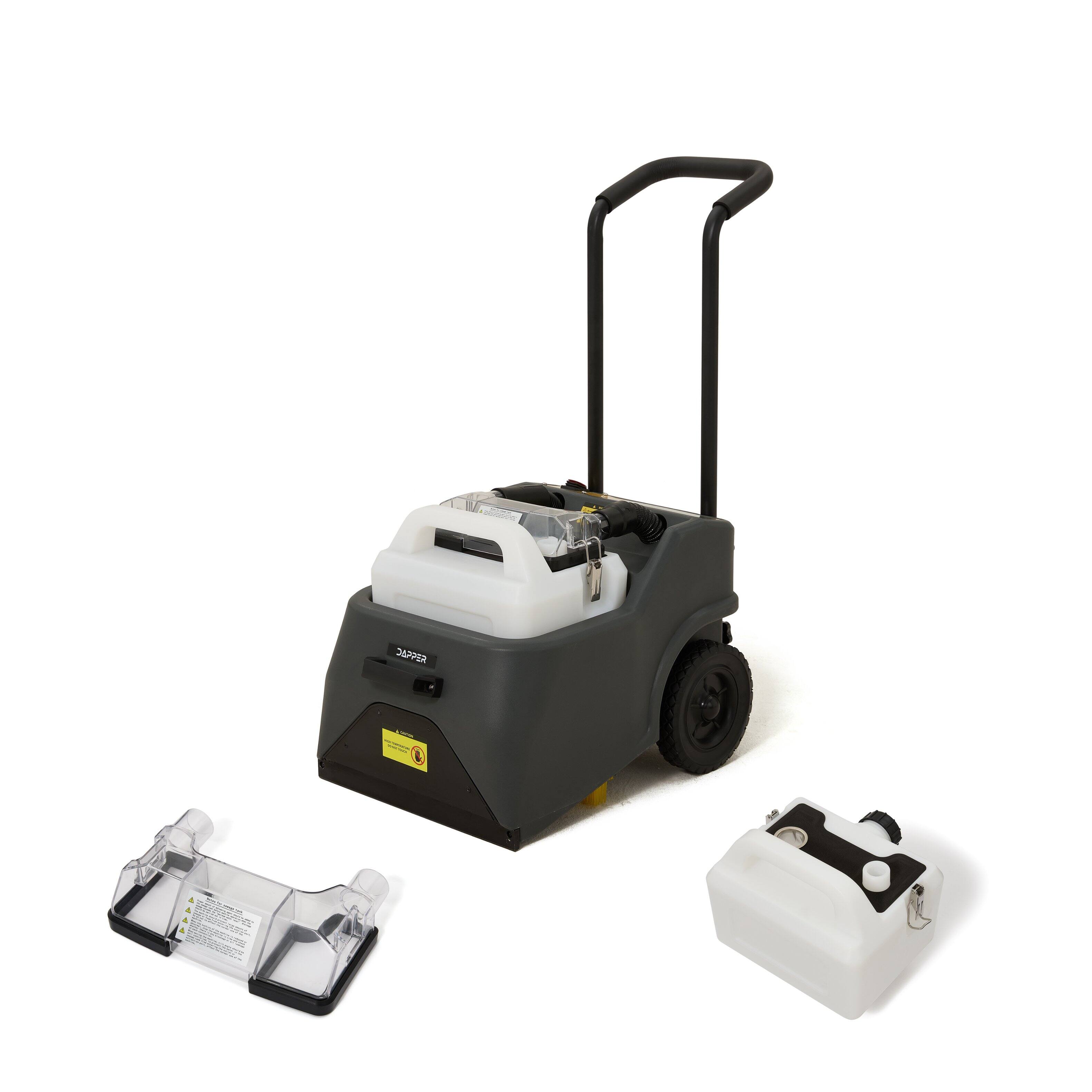 Alt View 10. Dapper Supply - Dapper 3 in 1 Carpet Restoration Machine Deep Extraction 70C Heated Drying for Commercial Carpet Care - Grey.