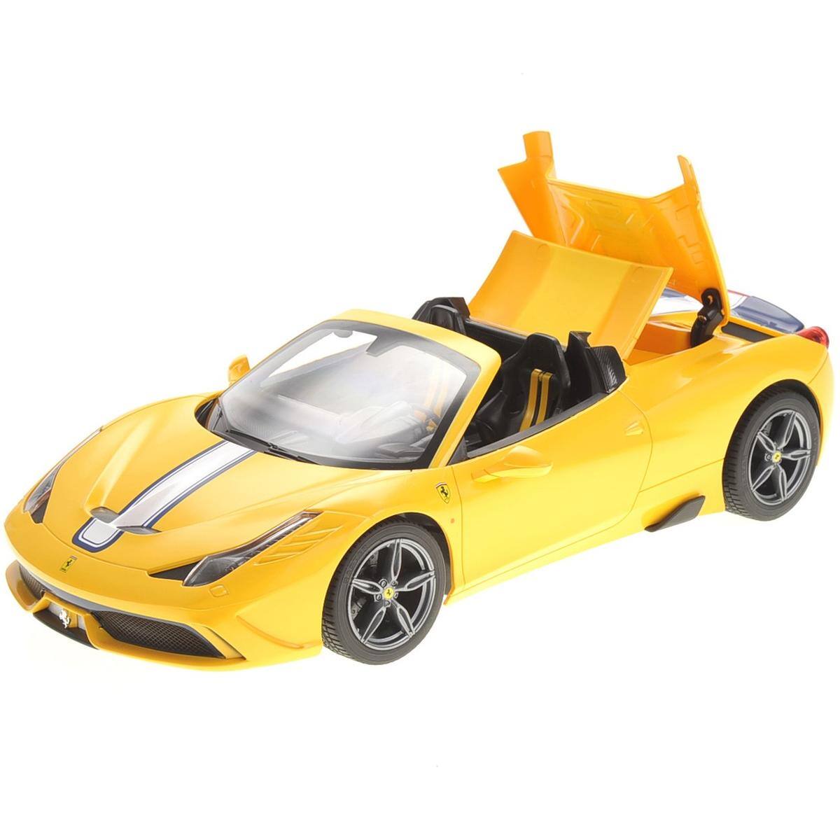 Alt View 5. JuzToys - Remote Control Car, 1:14 RC Car Ferrari 458 Speciale A (Yellow) - Yellow.