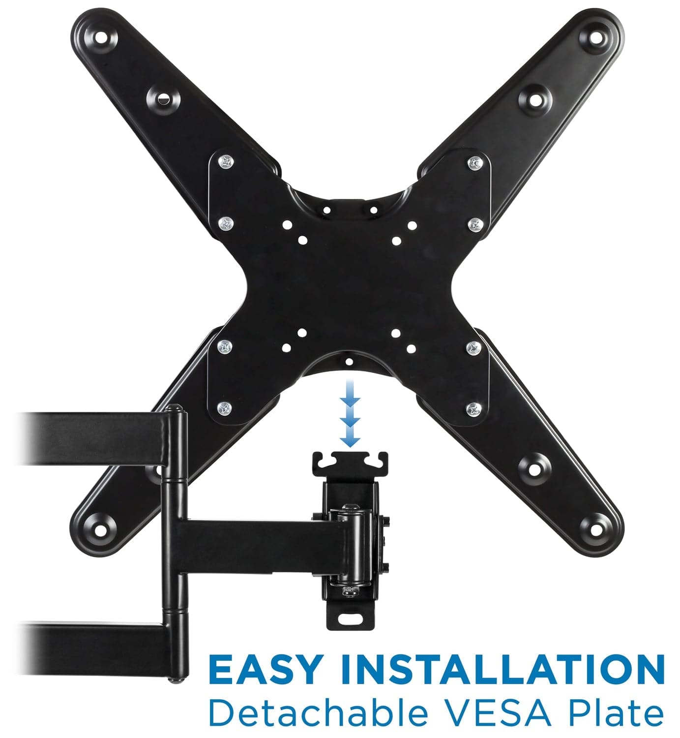 EASY INSTALLATION  
Detachable VESA Plate