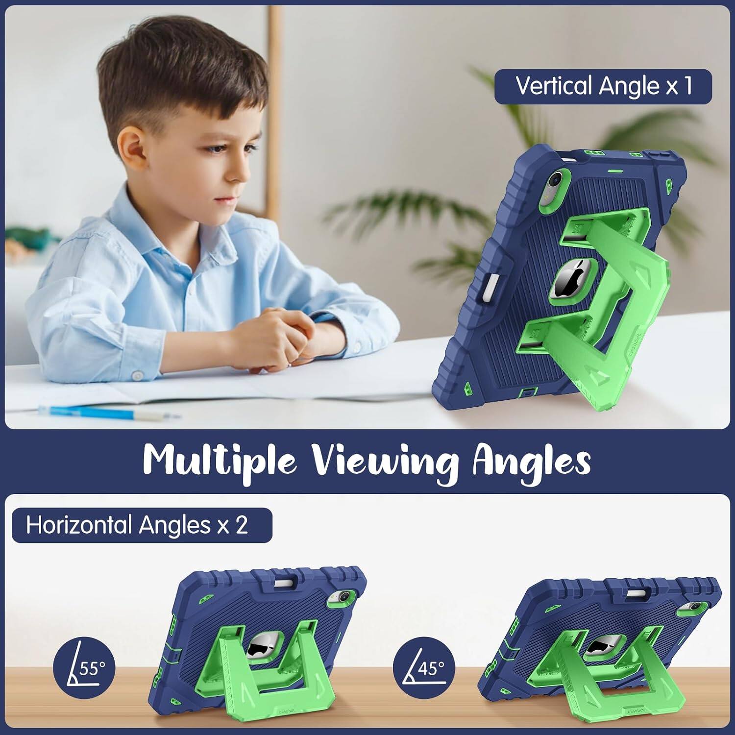 Vertical Angle x 1  
Multiple Viewing Angles  
Horizontal Angles x 2  
55°  
45°  
GRADOL