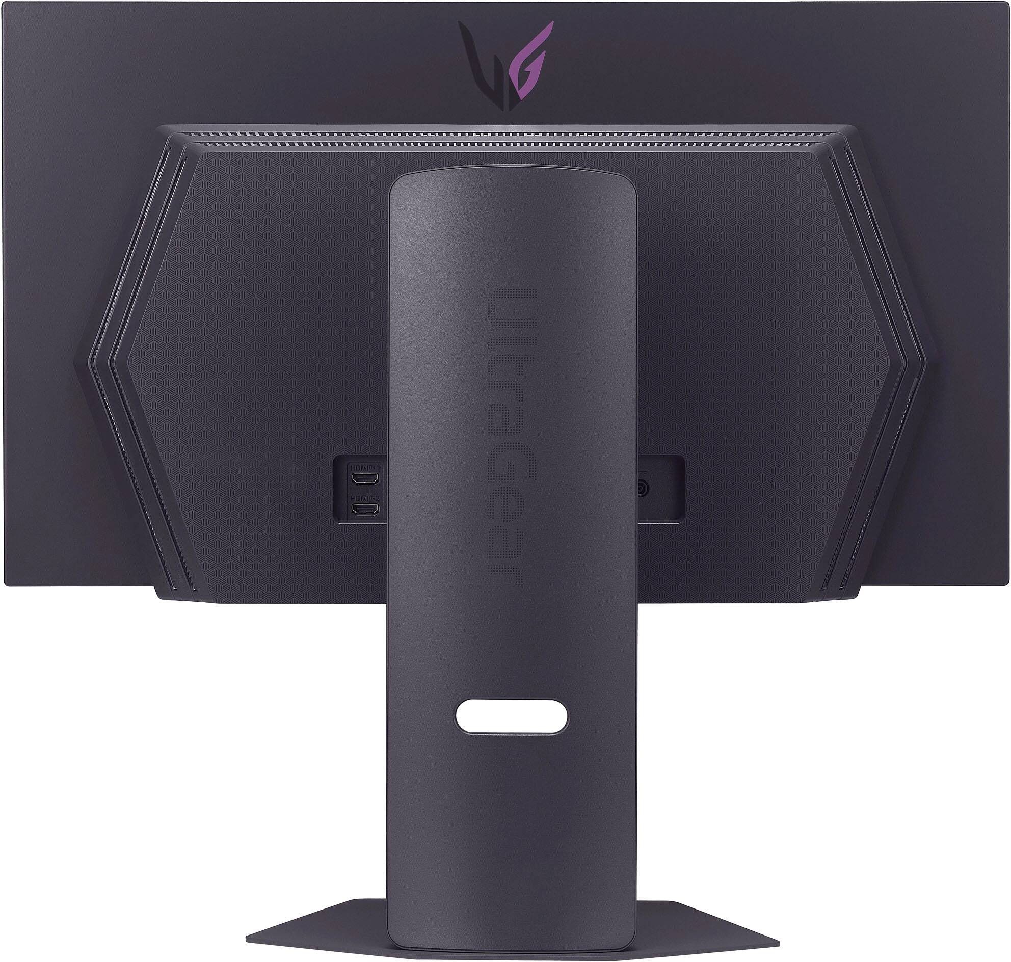 Alt View 5. LG - UltraGear 27" OLED QHD 480Hz 0.03ms NVIDIA G-SYNC, AMD Freesync Premium Pro Gaming Monitor (HDMI x2, DisplayPort, USB) - Black.