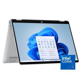 HP - OmniBook 5 Flip 14" 2K Touchscreen,Intel Core 5 120U,8GB RAM,2TB SSD,Backlit Keyboard,Win 11 - Silver