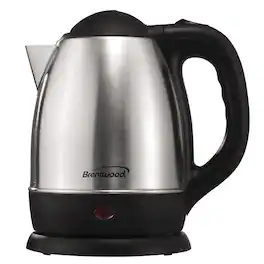 Brentwood - 1.5 L Stainless Steel Electric Cordless Tea Kettle 1000W (Brushed) - Silver