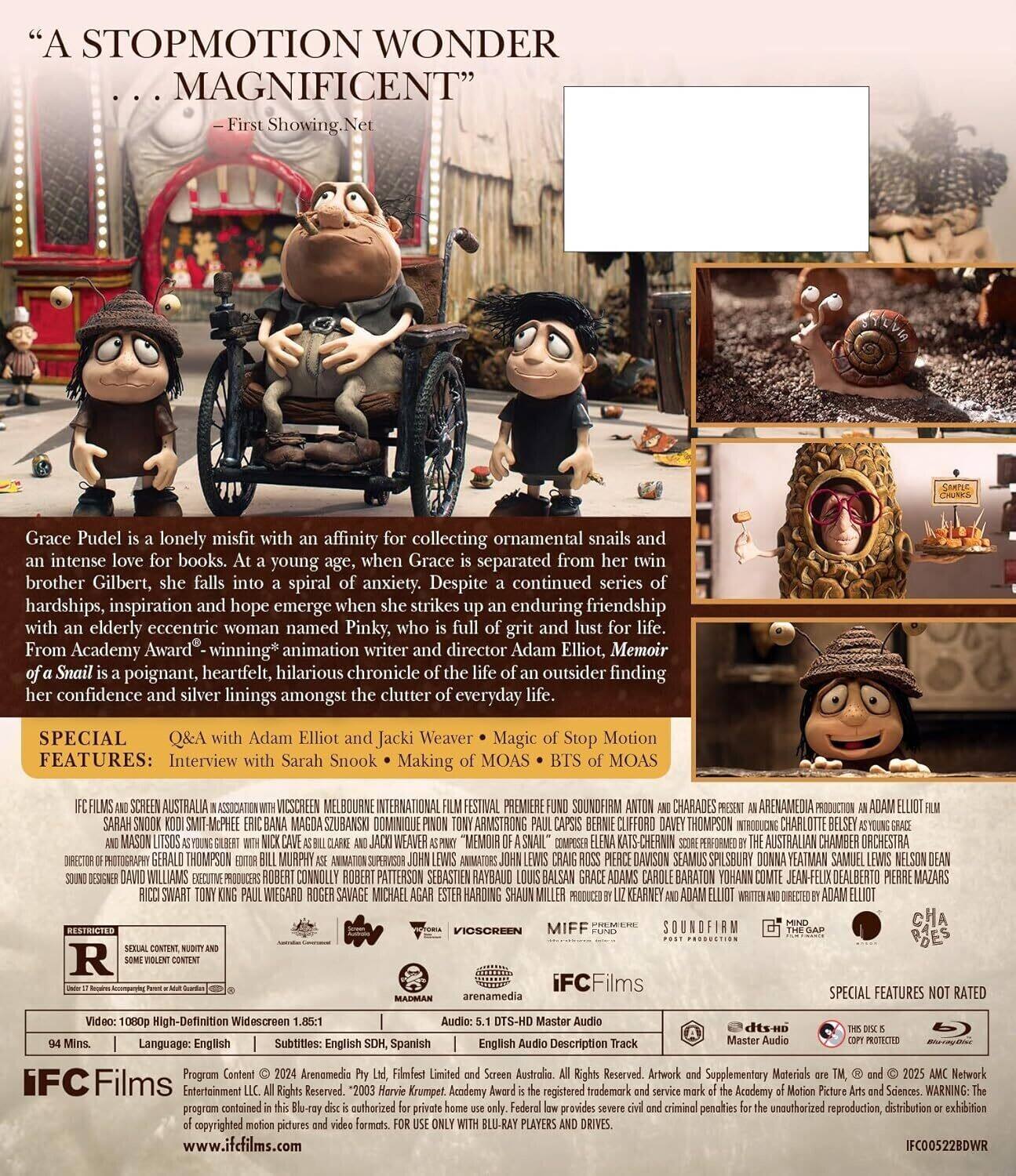 Alt View 1. Memoir of a Snail   - BLU-RAY.