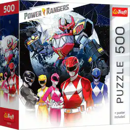 Trefl - Kids Power Rangers - Power Rangers Team 500 Piece Puzzle - Multicolor