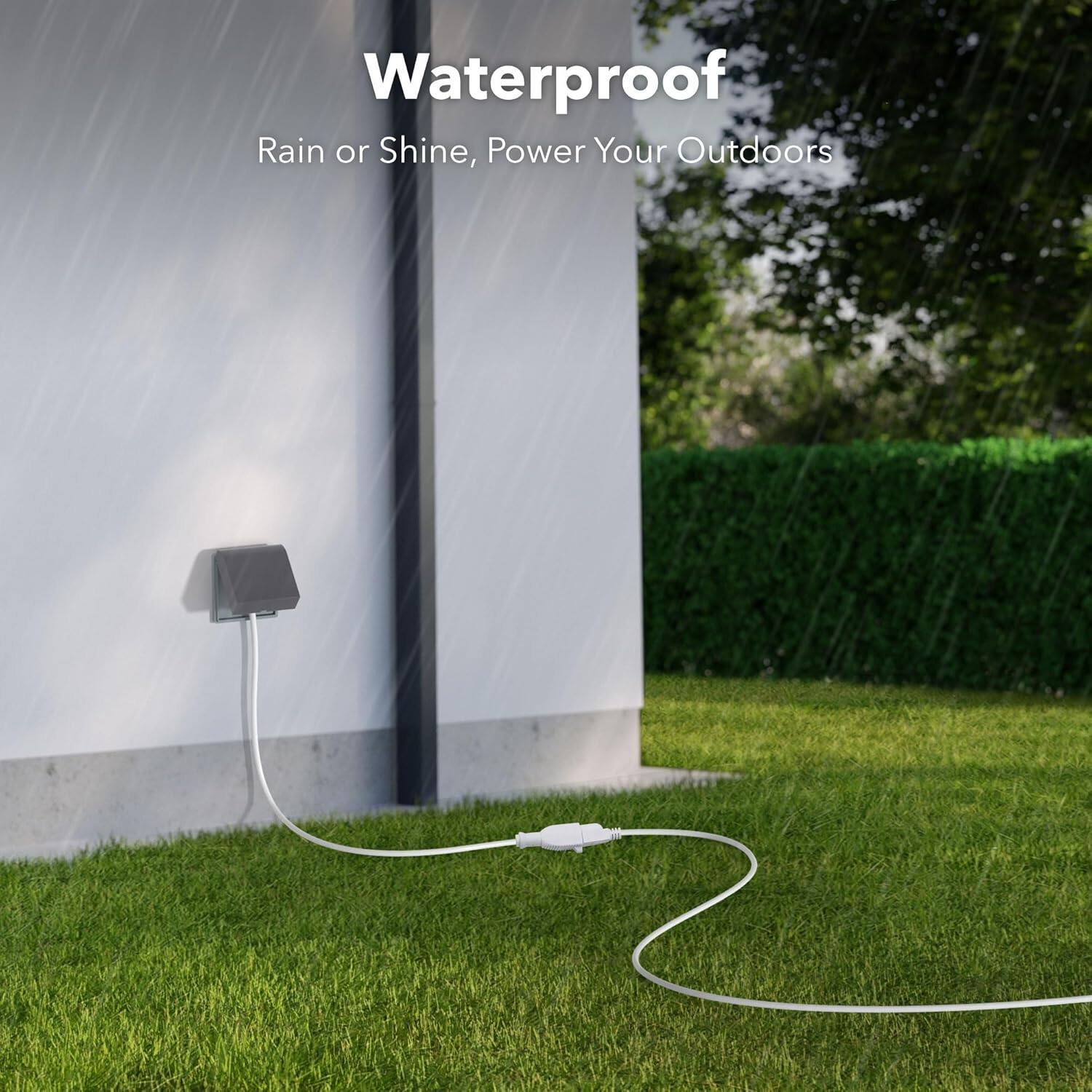 Waterproof  
Rain or Shine, Power Your Outdoors