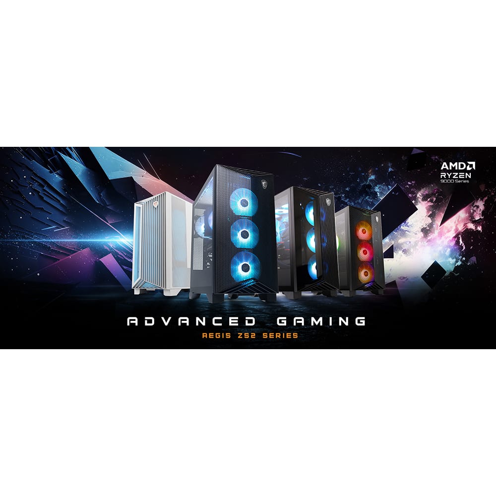 MSI Aegis ZS2 Tower Gaming Desktop AMD Ryzen 7 7900X 32GB Memory